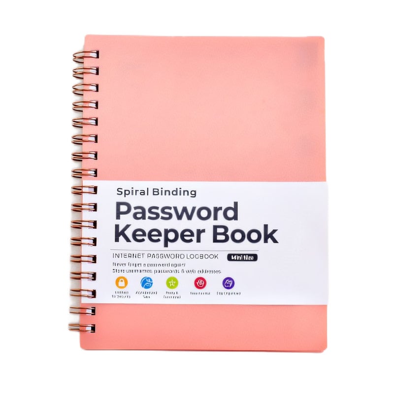 A6 Coil Password Keeper Book