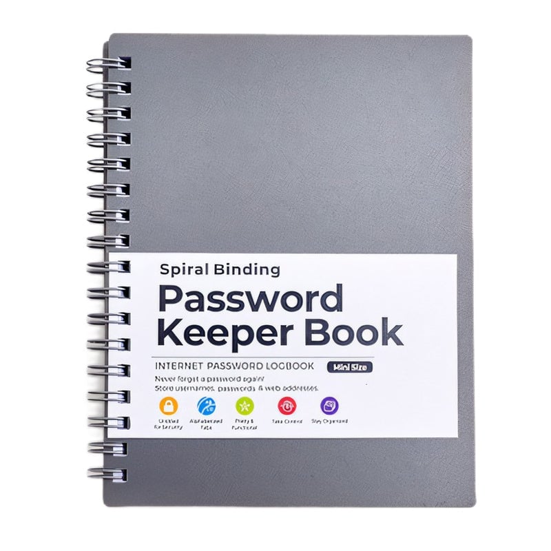 A6 Coil Password Keeper Book