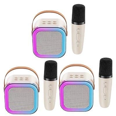 Mini Karaoke Machine With Wireless Microphones