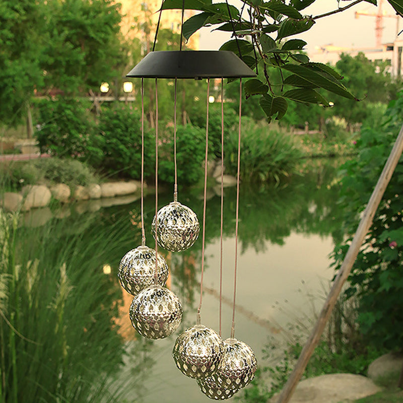 Solar Wind Chime Outdoor Light