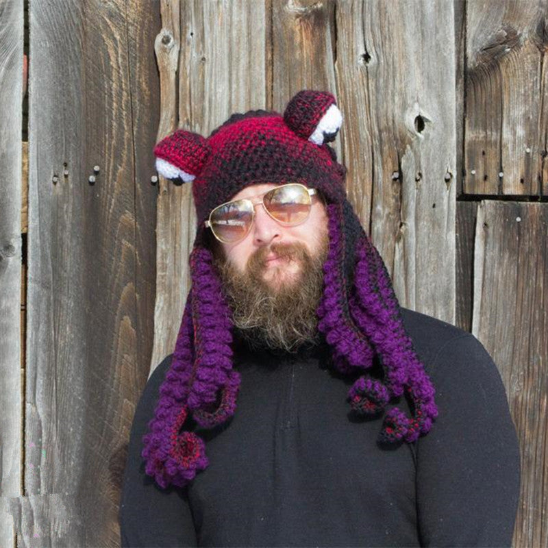 Crochet Octopus Hat