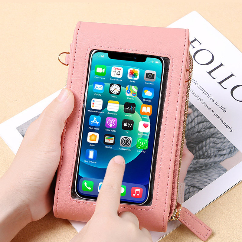 Elegant Crossbody Touch Screen Phone Bag