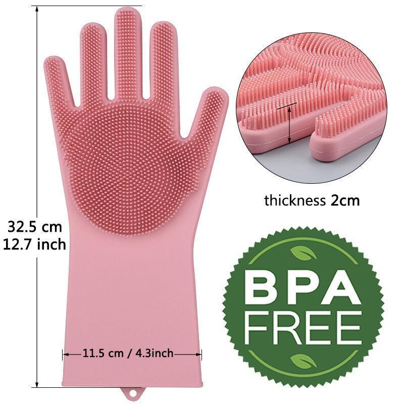 【Buy 2 Free Shipping】Magic Silicone Dish Washing Gloves