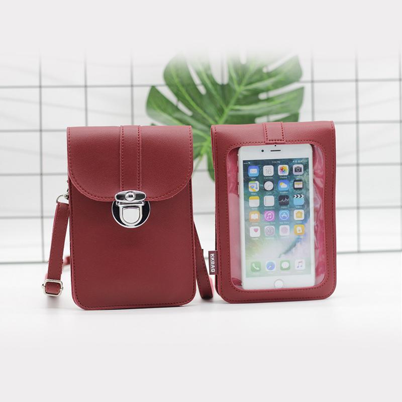 Touchable PU Leather Change Bag