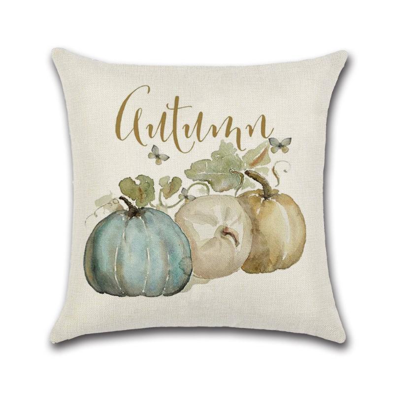 Soft Linen Pillow Case Cushion Cover