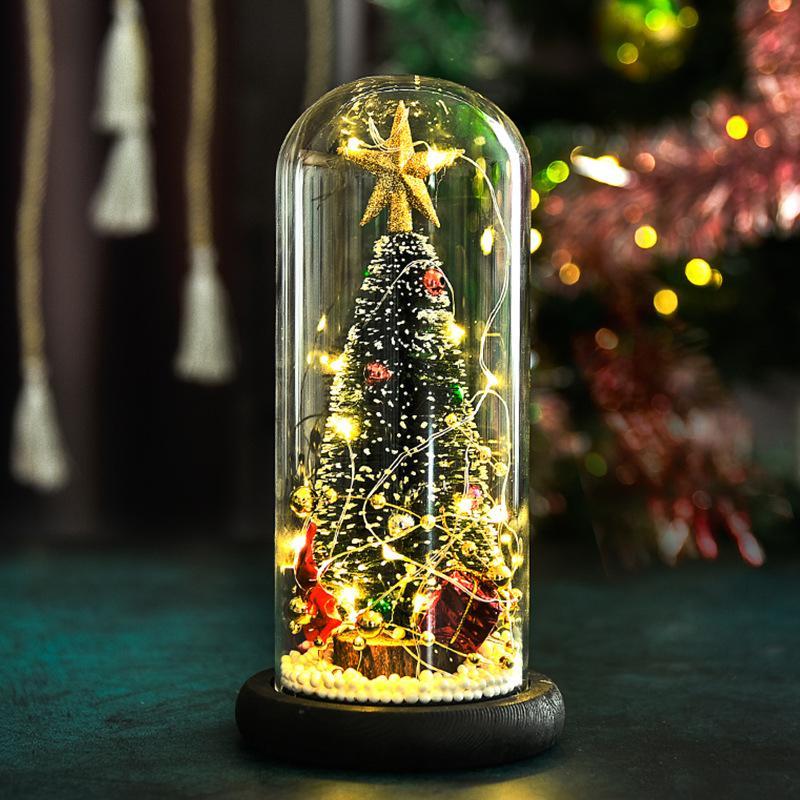 LED Christmas Tree Gold Star Lamp