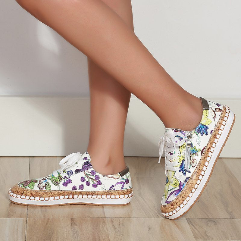 Floral Print Trainers