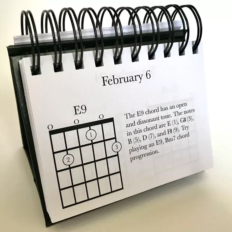 365 Days Guitar Chords Calendar