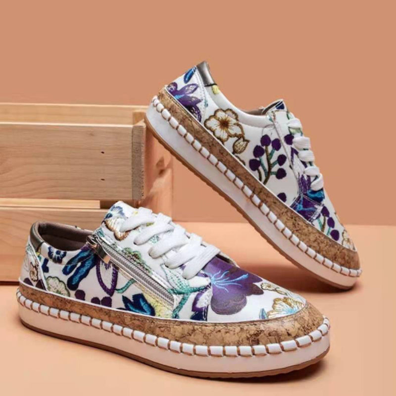 Floral Print Trainers