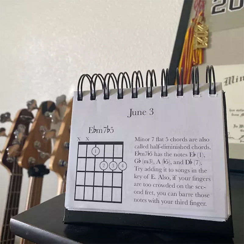 365 Days Guitar Chords Calendar