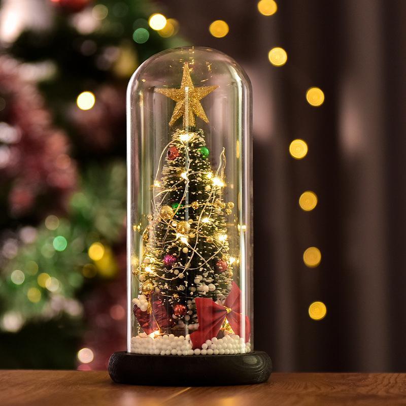 LED Christmas Tree Gold Star Lamp