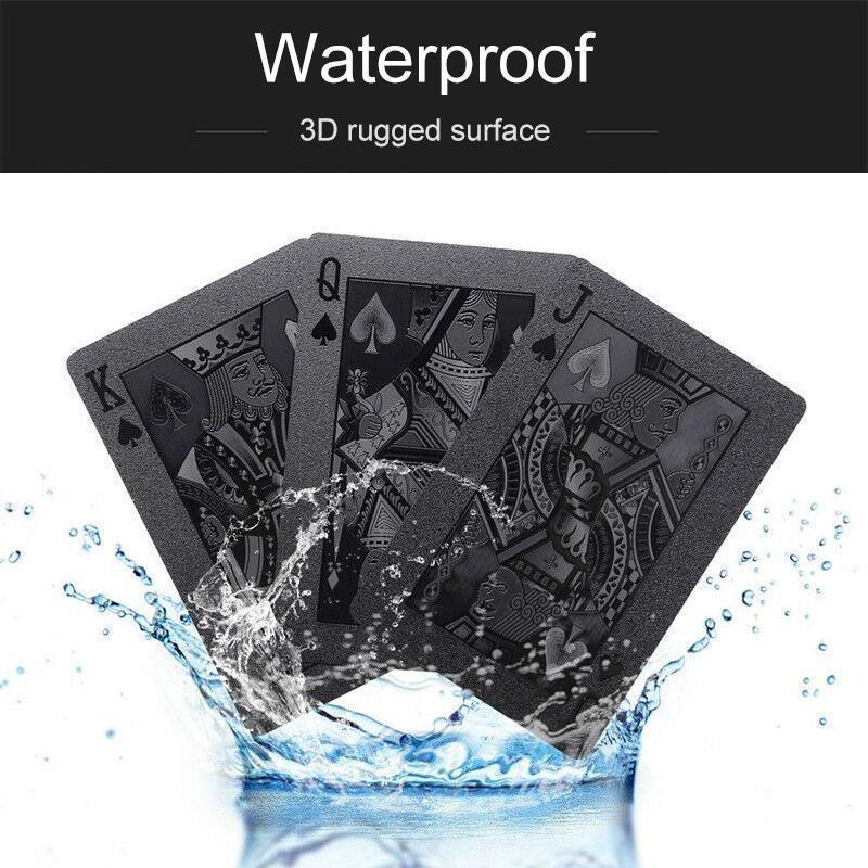 Waterproof Black Diamond Playing Cards