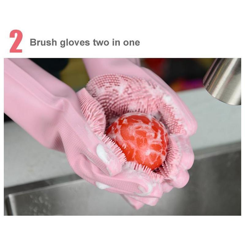 【Buy 2 Free Shipping】Magic Silicone Dish Washing Gloves