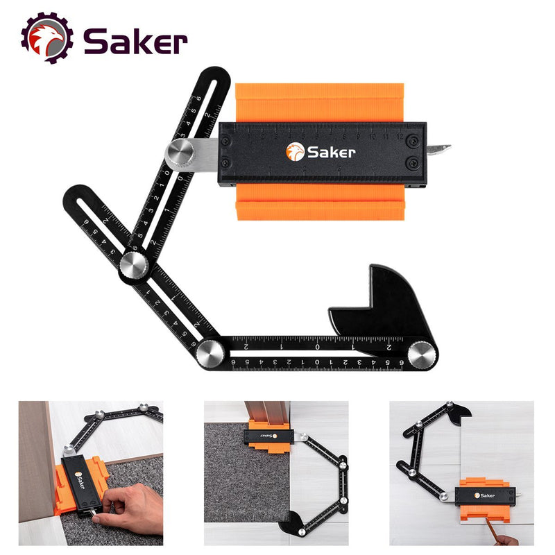 Saker® Contour Gauge Profile Tool With Opening Locator