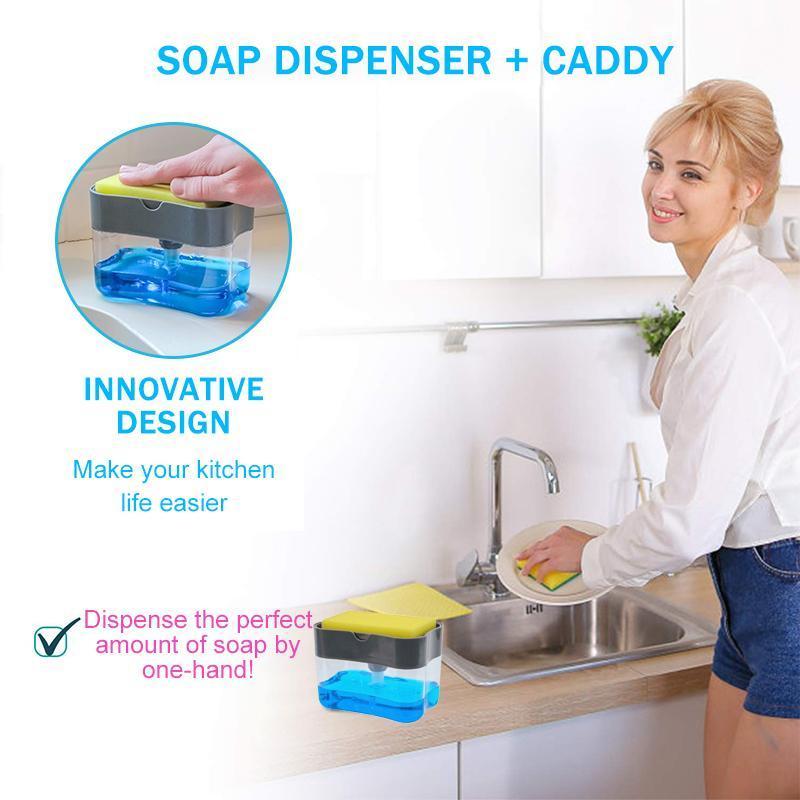 Soap Dispenser And Sponge Holder