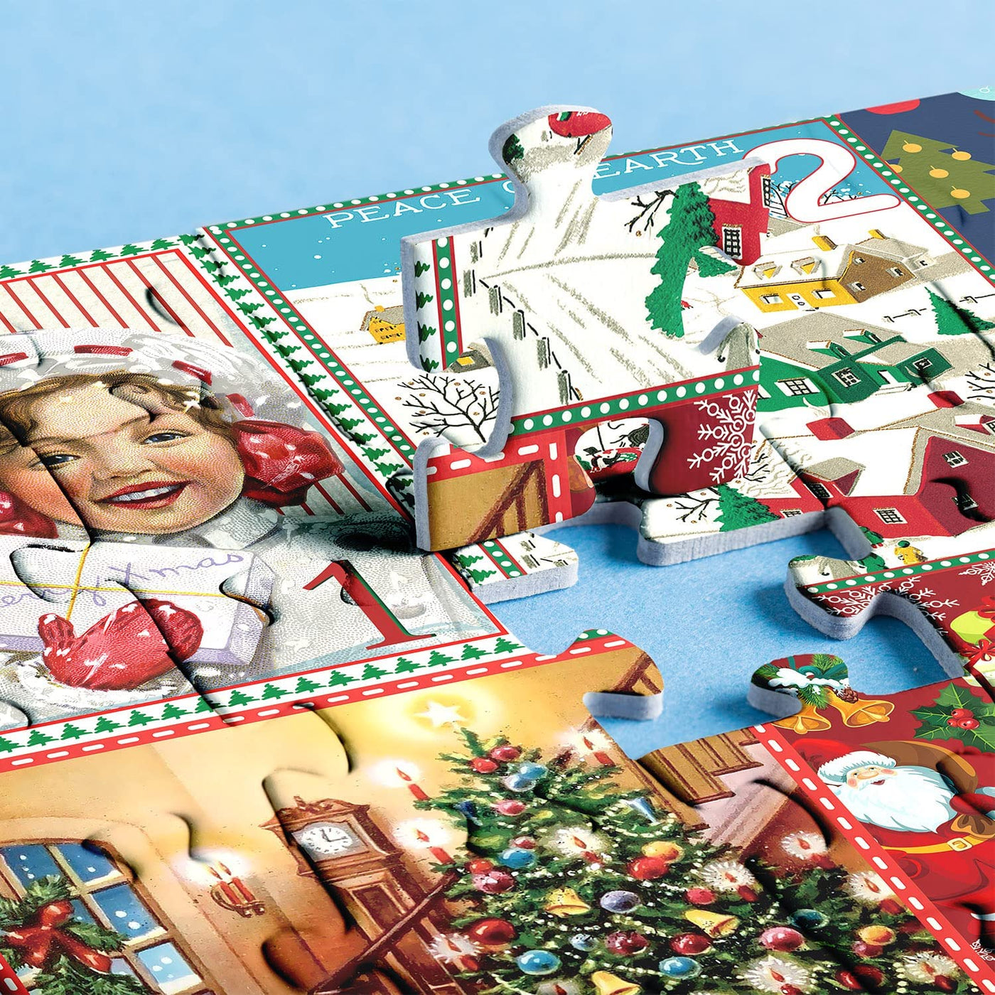 Christmas Advent Calendar Jigsaw Puzzle 1000pcs ferristale