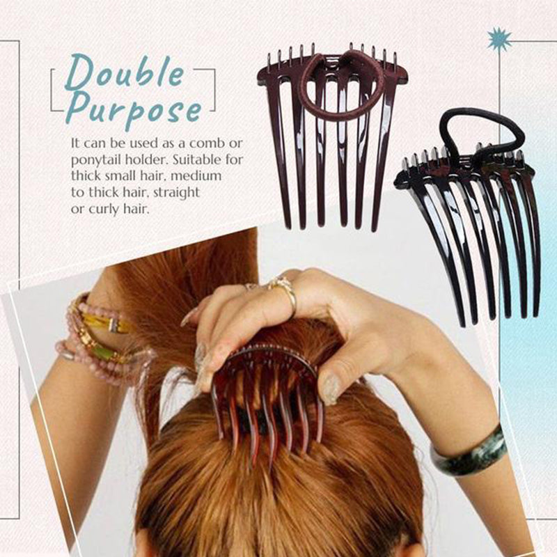 Creative Fountain Flip Ponytail Comb