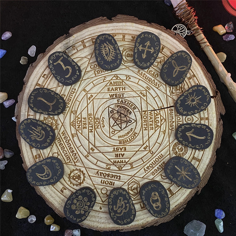 Witch Rune Set Decoration