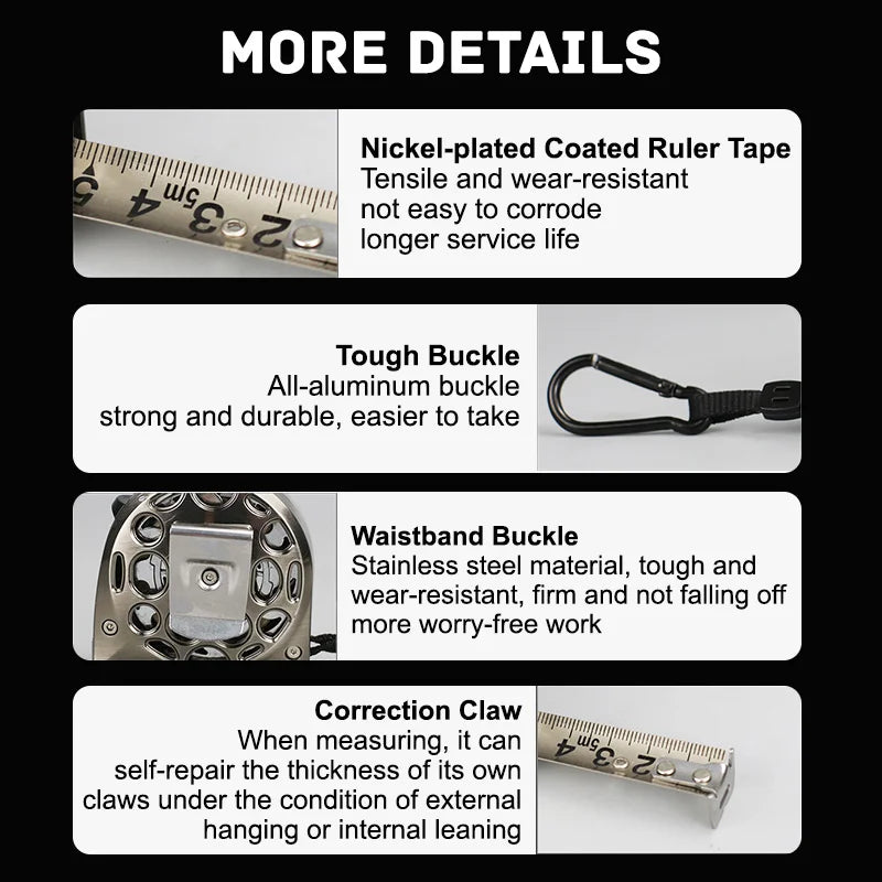 Stainless Steel Anti-corrosion Retractable Ruler