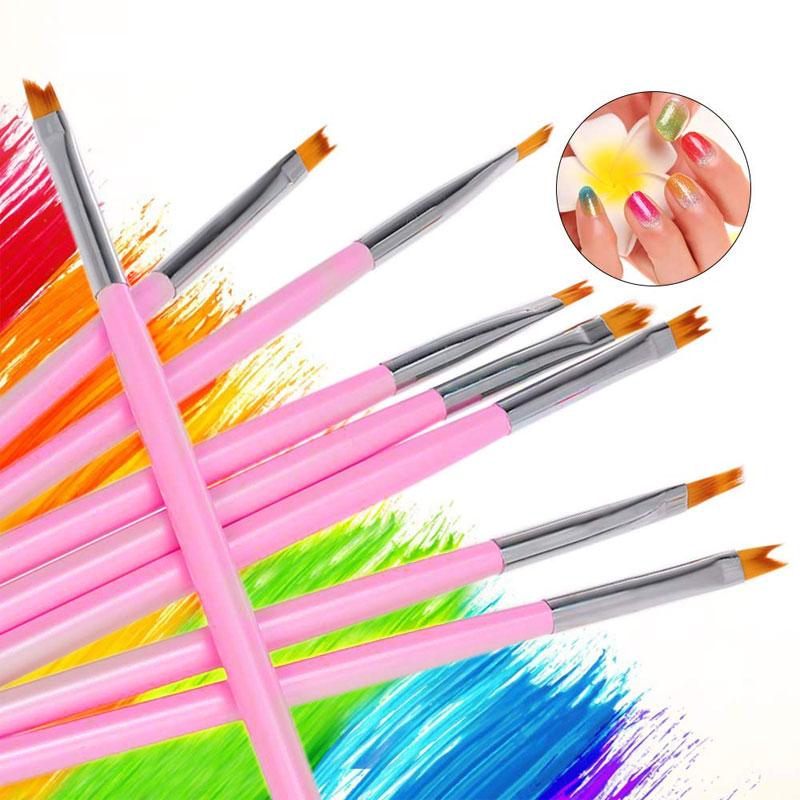 Flower Nail Art Brush Pen (8 pcs)