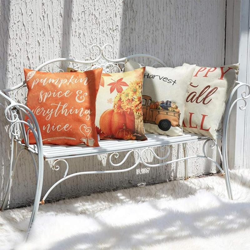 Soft Linen Pillow Case Cushion Cover