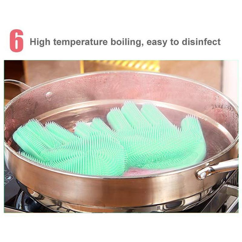 【Buy 2 Free Shipping】Magic Silicone Dish Washing Gloves