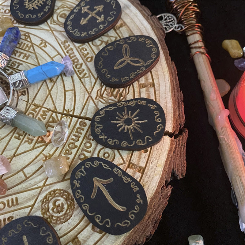 Witch Rune Set Decoration