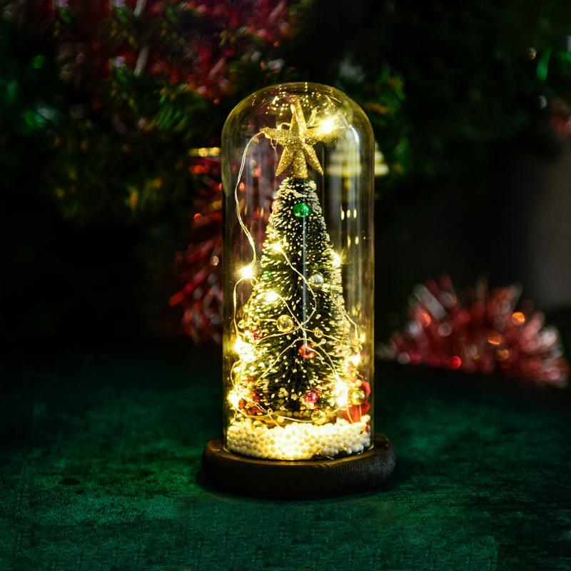 LED Christmas Tree Gold Star Lamp