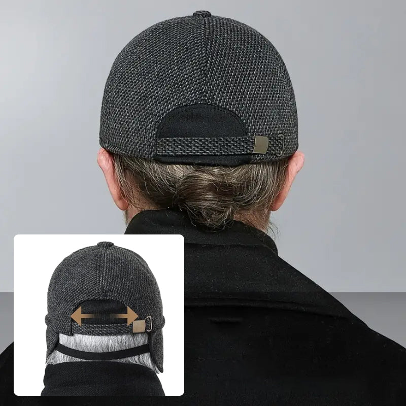 Winter Baseball Cap with Ear Muffs