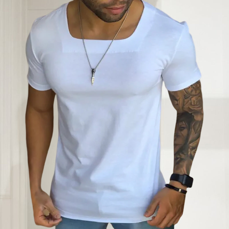 Men's Outdoor Solid Color Breathable T-Shirt