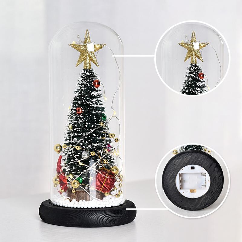 LED Christmas Tree Gold Star Lamp