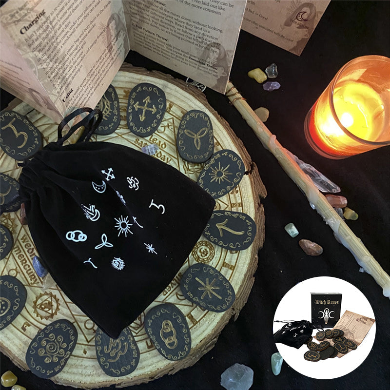 Witch Rune Set Decoration