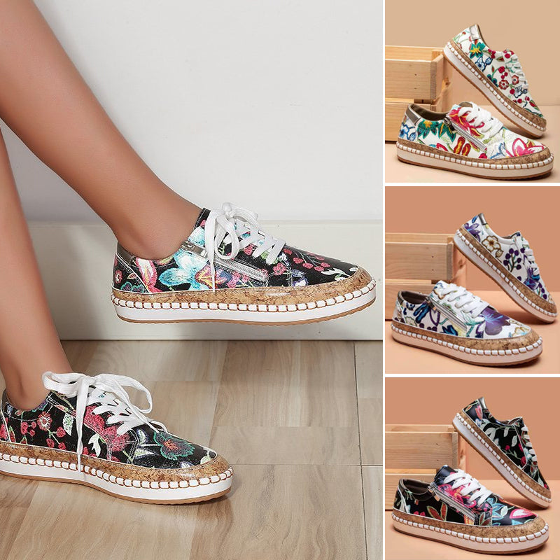 Floral Print Trainers