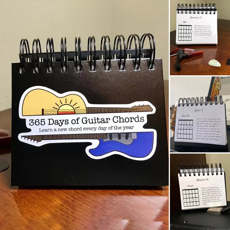 365 Days Guitar Chords Calendar