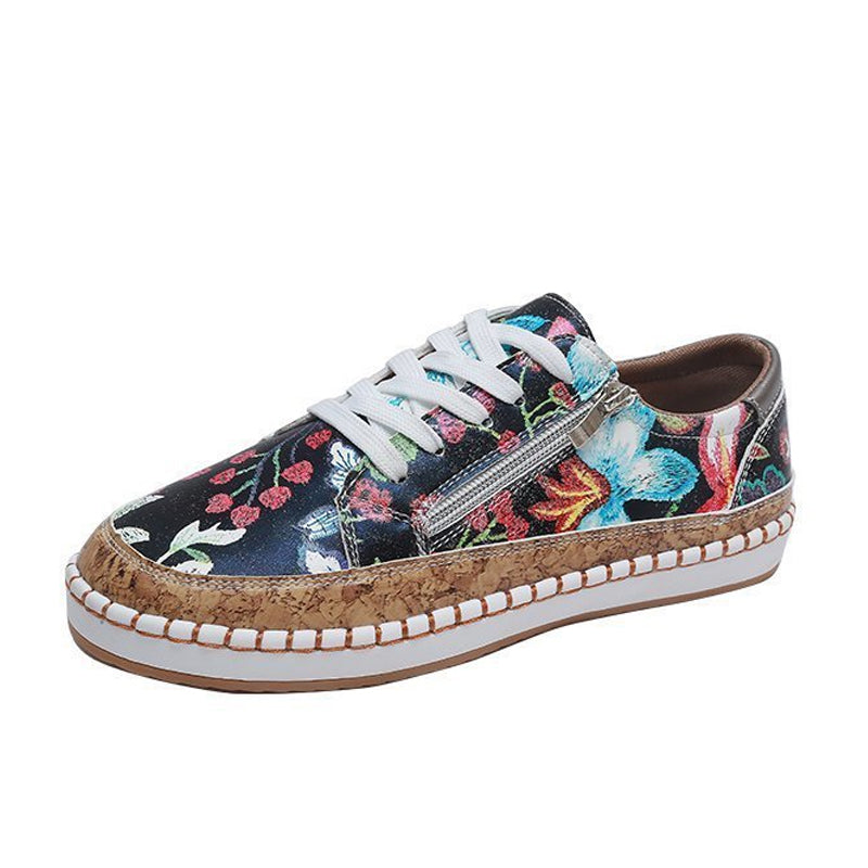 Floral Print Trainers